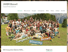 Tablet Screenshot of jwbrboswil.ch